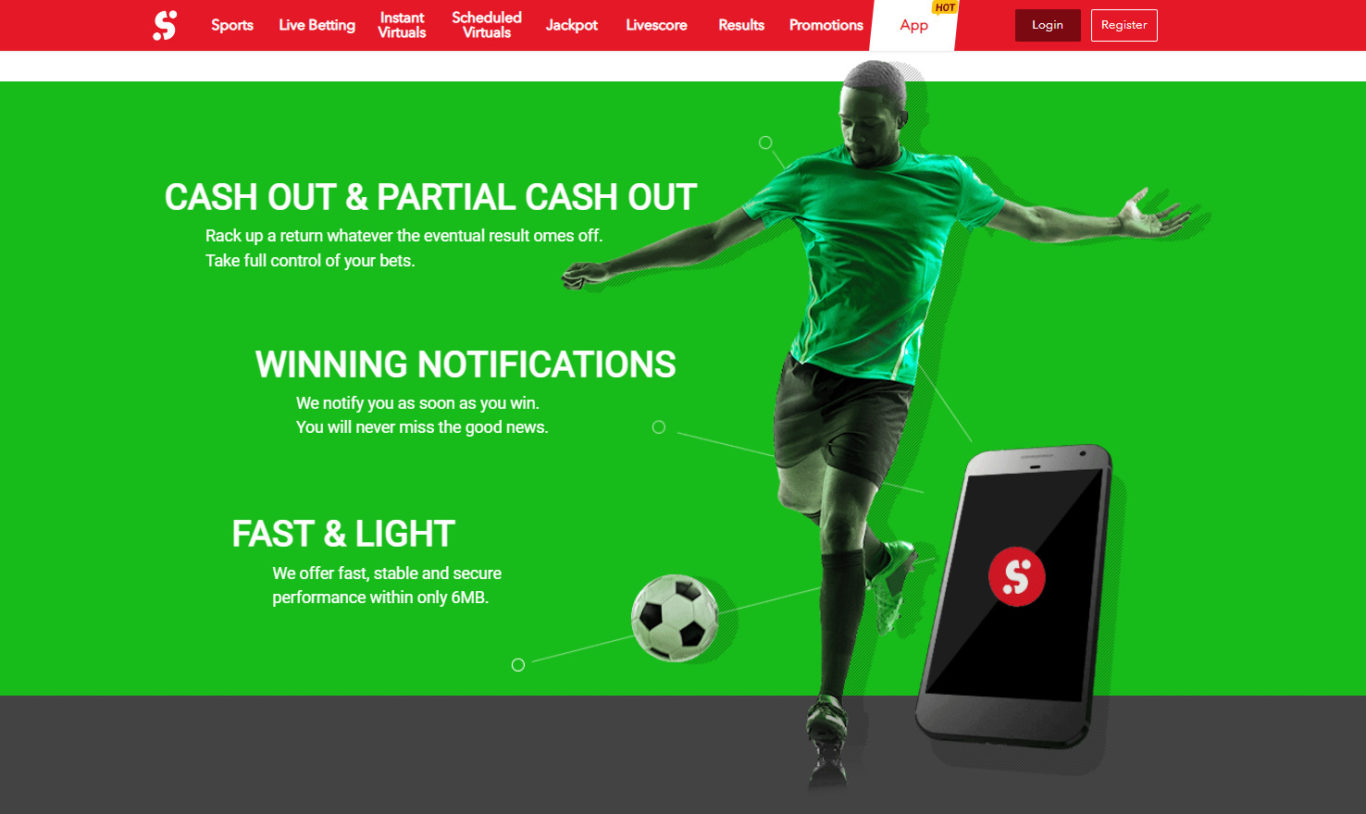 SportyBet online site web / mobile